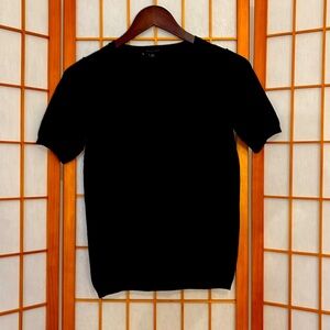 The Sweater Tee - Ann Taylor - Black - Size XS Petite